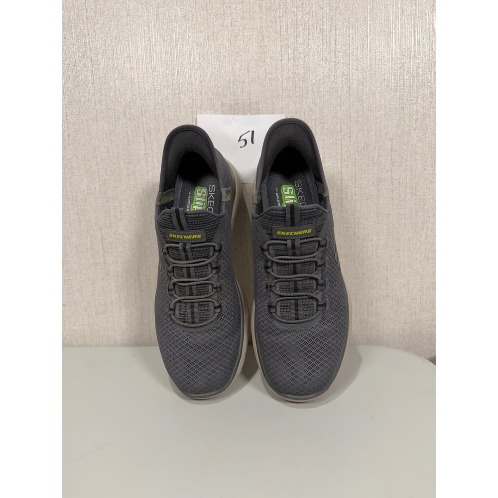 Skechers Hands Free Slip-ins Summits Key Pace Mens Gray Sneakers 232457 CHAR 8